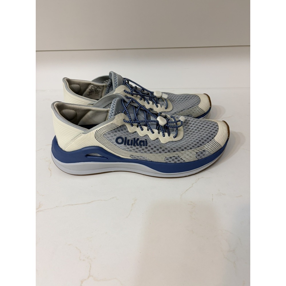 OluKai 'Ahi Performance Marine Shoes Quick-Dry Fishing Ash/Sterling Men's 9.5 - Picture 4 of 9